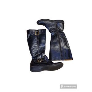 Croft & Barrow Black Knee High Boots Women's Size 8 1/2